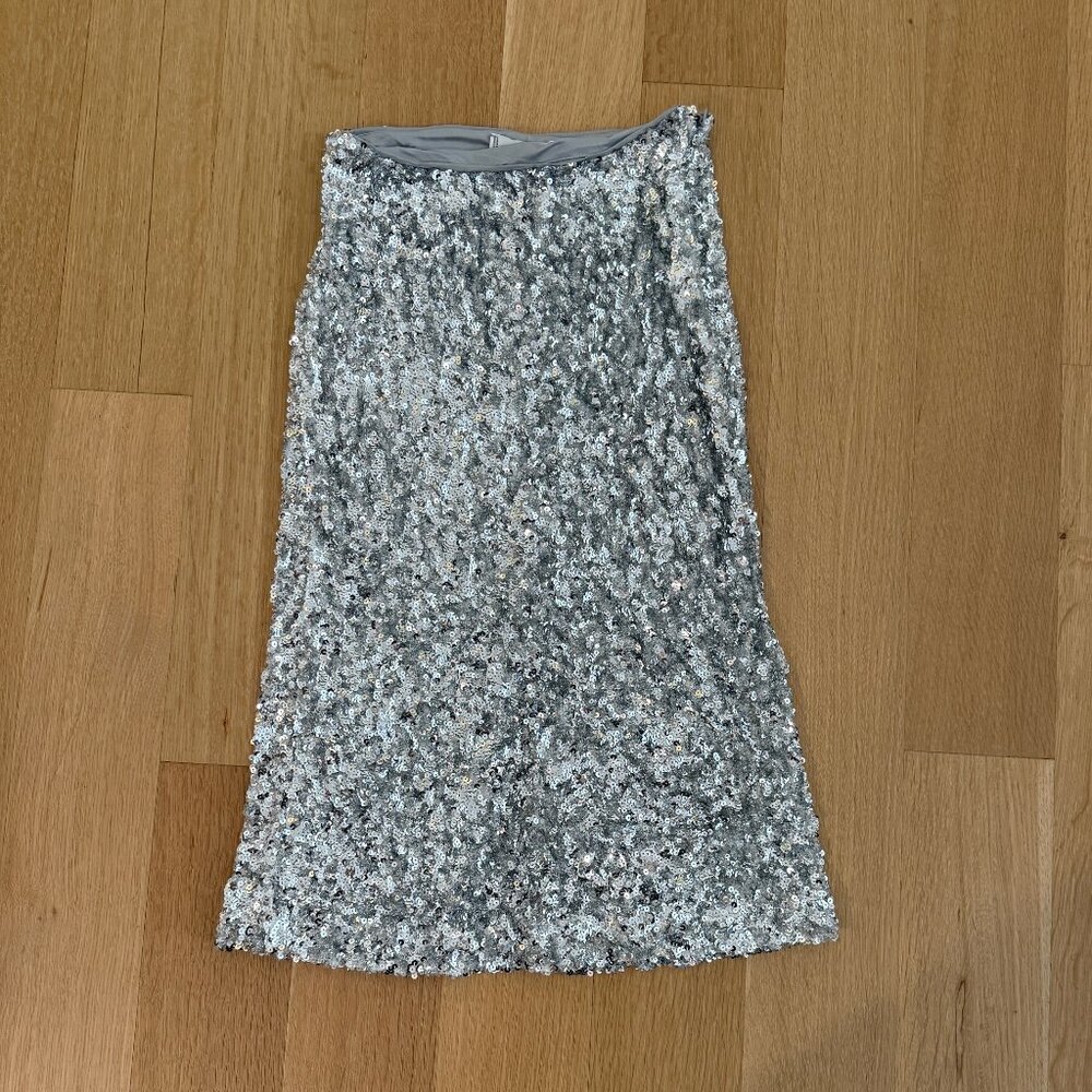 Mango New w/Tags Sequin Pencil Skirt